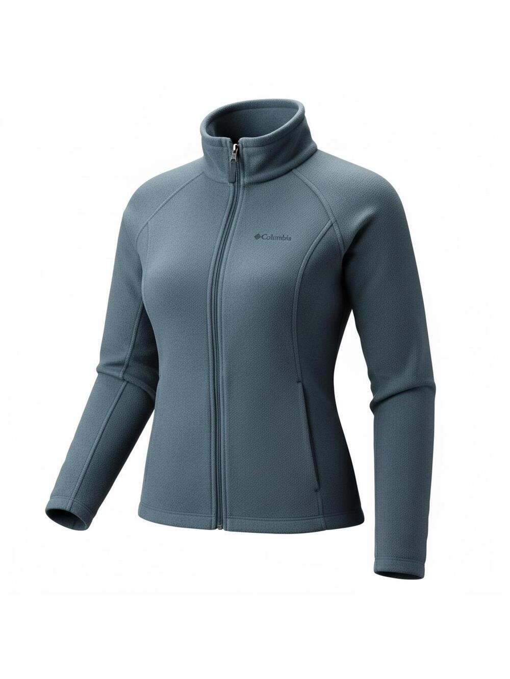Columbia Women's Full Zip Fleece Jacket Size Ladies Small Blue
